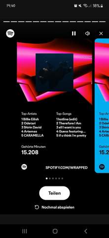 - (Spotify, Spotify Wrapped )