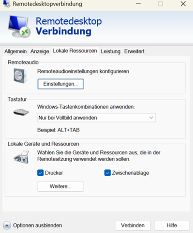 - (PC, Universität, E-Mail)