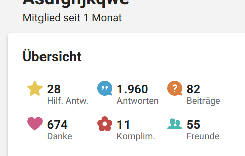 - (gutefrage.net, Community, danke)