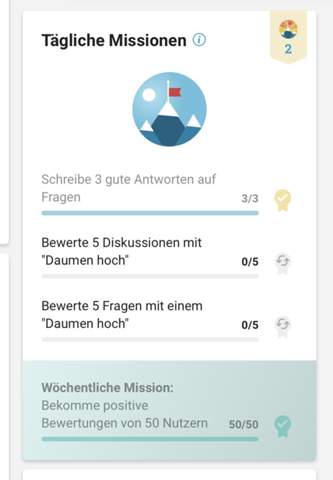 - (Level, gutefrage-Nutzer, gutefrage.net-App)