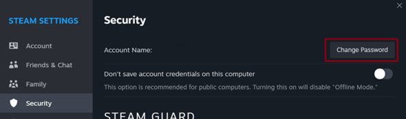- (Steam, Passwort, Hacker)
