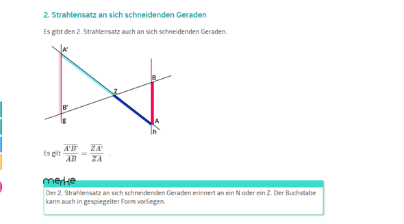 - (rechnen, Strahlensatz)