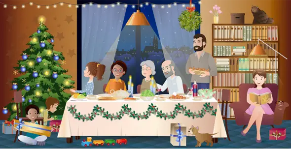 - (Weihnachten, Fast Food)