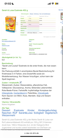 - (Lebensmittel, Essen und Trinken)