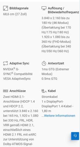 - (HDMI, Gaming-Monitor, Displayport)