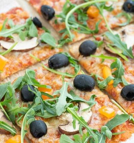 - (gesunde Ernährung, Pizza)