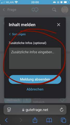 - (gutefrage.net, Kommentare, melden)