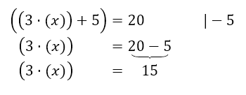 - (Mathematik, Gleichungen, Anleitung)