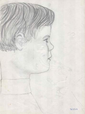- (Kunst, zeichnen, Zeichnung)