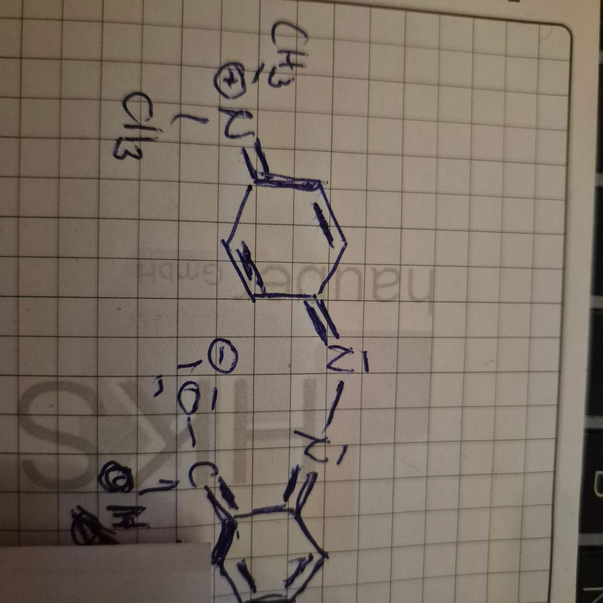 Methylrot mesomere Grenzstruktur? (Farbe, Formel, Reaktion)