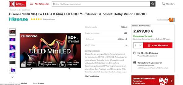 - (TV, Flatscreen)