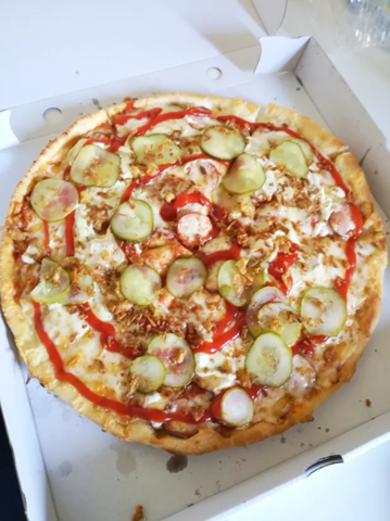 - (Geschmack, Pizza, Fast Food)