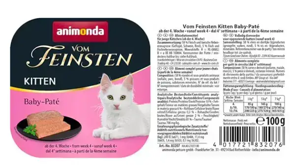 - (Ernährung, Tierhaltung, Katzenjunges)