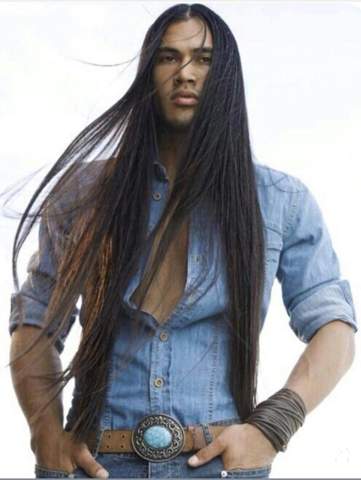 - (Haare, Lang)