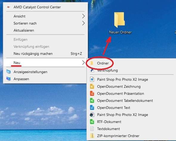 Windows 11 Desktop-Ordner? (App, Microsoft, IT)