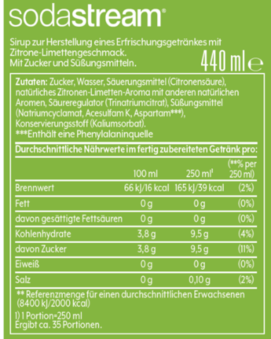 - (Getränke, Zucker, SodaStream)