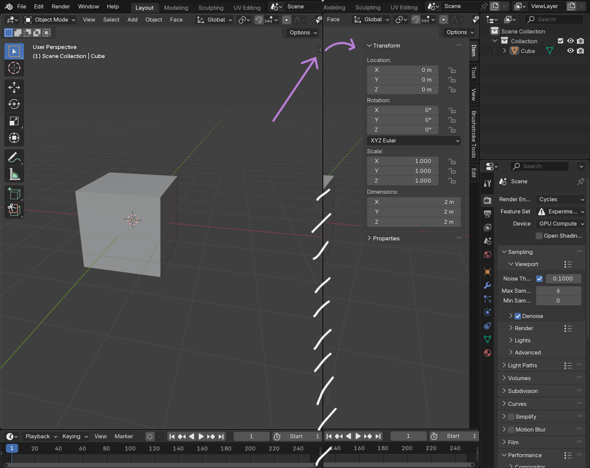 - (Blender, Blender 3D)