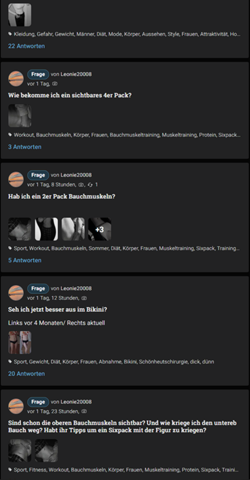 - (Frauen, Sport, Körper)