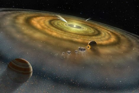 - (Sonnensystem, Urknall)