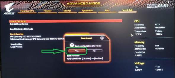 - (AMD, BIOS, Motherboard)