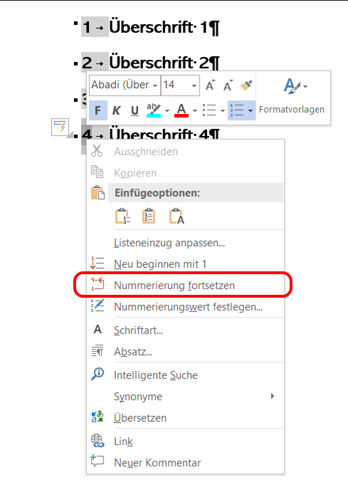 - (Microsoft Word, Facharbeit)