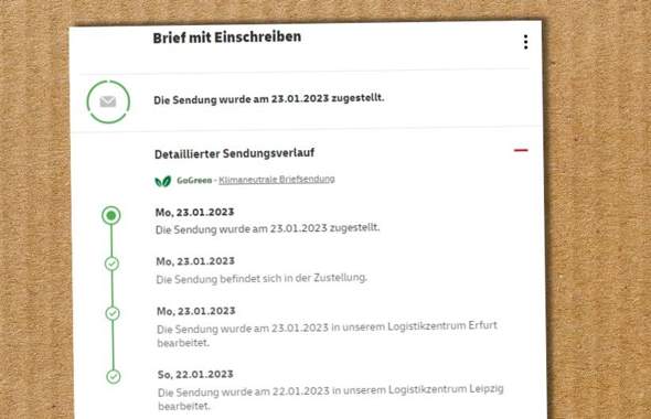 - (Versand, DHL, Brief)
