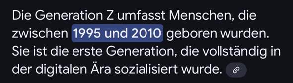- (Jahre, Generation, Generation Z)
