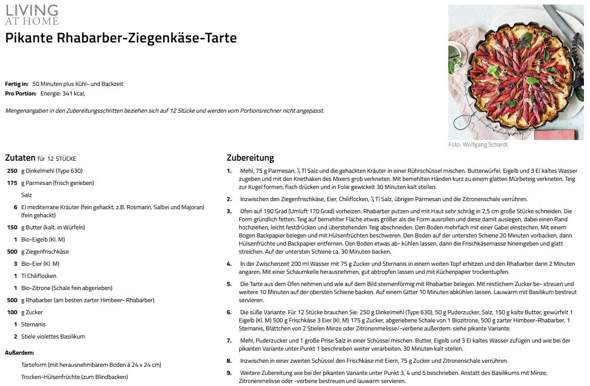 - (Rezept, Gemüse, März)