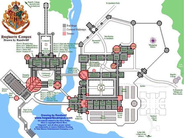 Hier  ist  die  Karte bzw. Bauplan  - (Computer, Minecraft, Harry Potter)