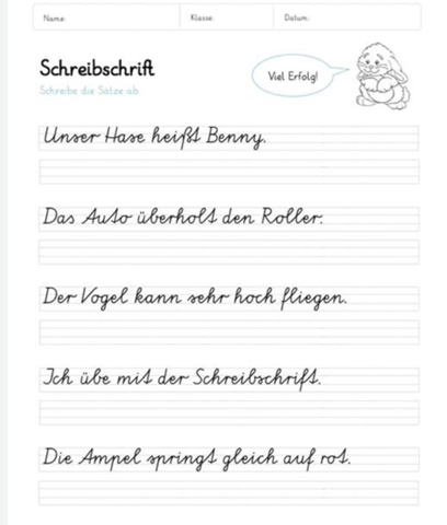 - (Schreiben, Schrift)