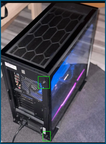 - (Gaming PC, Netzteil, Lüfter)