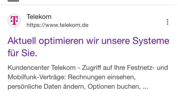 - (Internet, Telekom, Kundencenter)