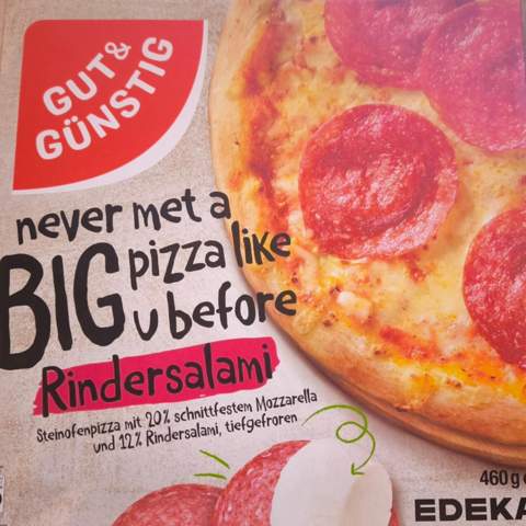 - (Kalorien, Hunger, Pizza)