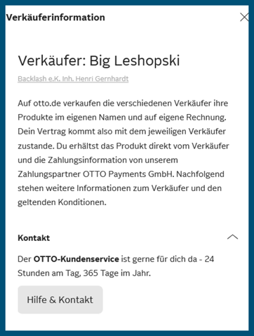 - (Kleidung, Webseite, Amazon)
