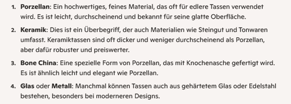 - (Küche, Kaffee, Antiquitäten)