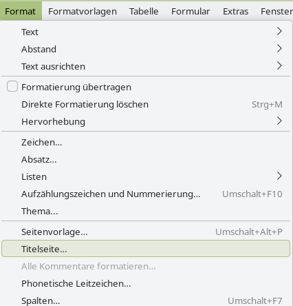 - (LibreOffice, LibreOffice Writer)