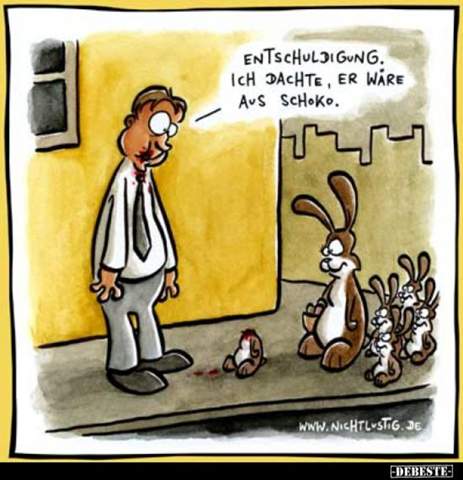 - (Schokolade, Hasen)