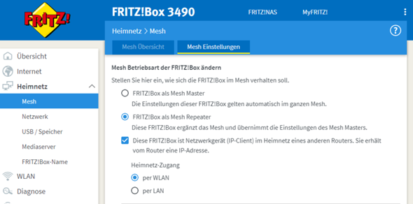 - (Internet, WLAN)