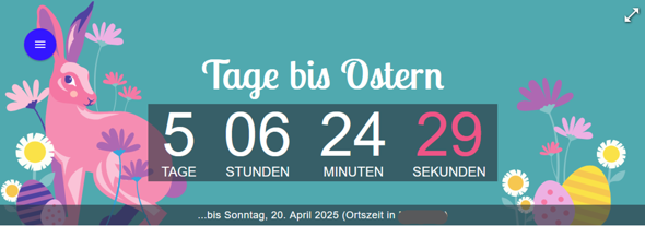 - (Ferien, Wochenende)