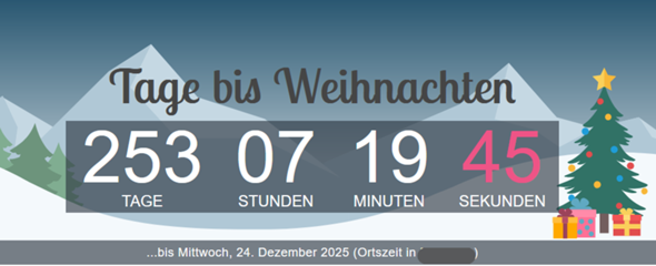 - (Ferien, Wochenende)