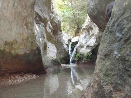 Wasserfälle bei Potami - Karlovassi - (Urlaub, Griechenland, Insel)