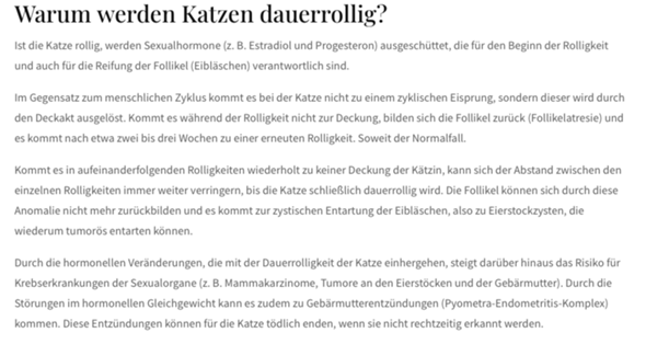 - (Hauskatze, Katzenhaltung, Tiergesundheit)