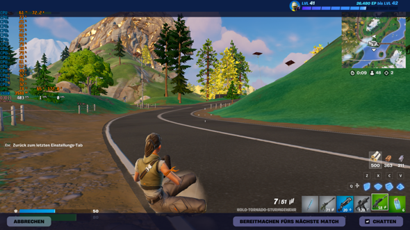 - (PC, Fortnite)