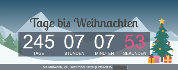 - (Langeweile, Ferien, Wochenende)
