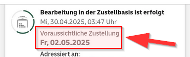 - (Versand, Paket, DHL)