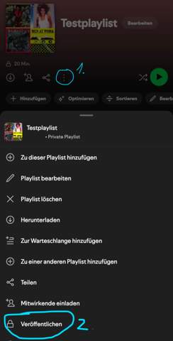 - (Spotify, Playlist)