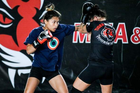 - (Krafttraining, Boxen, Selbstverteidigung)