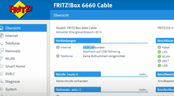 - (Internet, WLAN, Router)