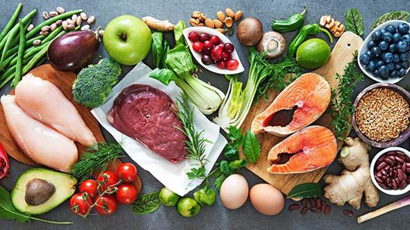 - (Fleisch, vegan, vegetarisch)