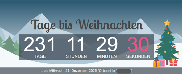 - (Ferien, Wochenende)